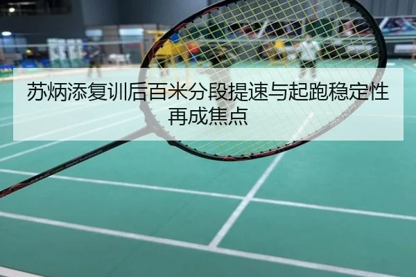 苏炳添复训后百米分段提速与起跑稳定性再成焦点